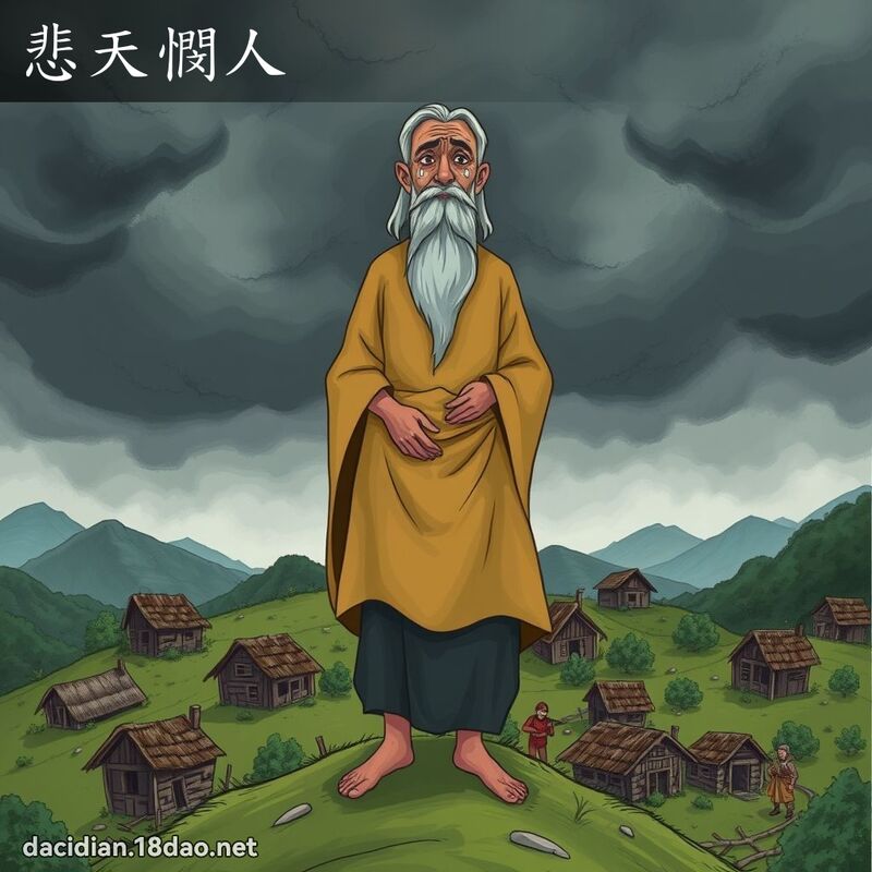 悲天憫人 - 國語大辭典配圖