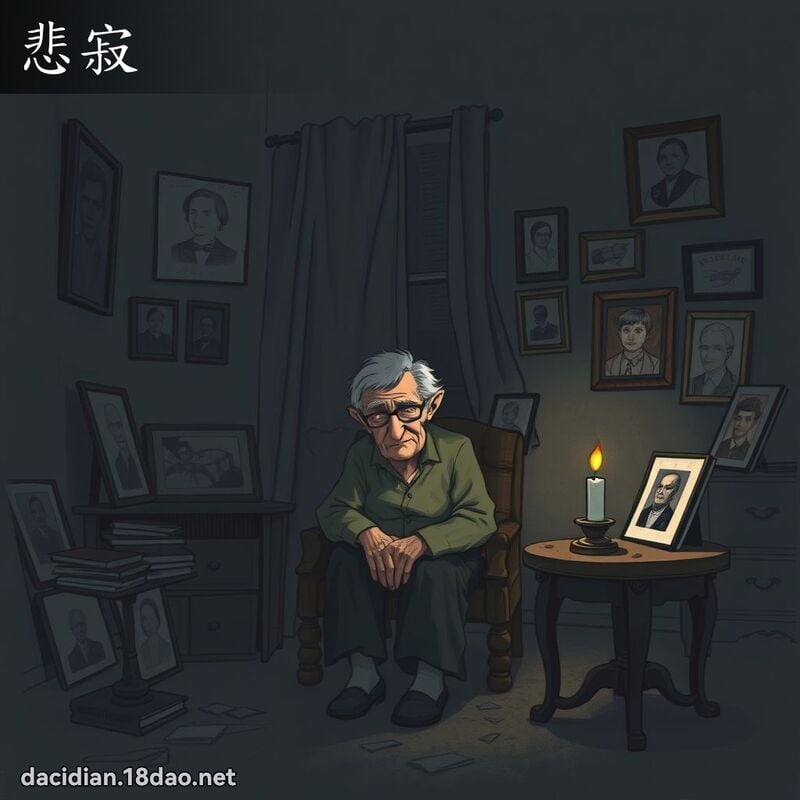 悲寂 - 國語大辭典配圖