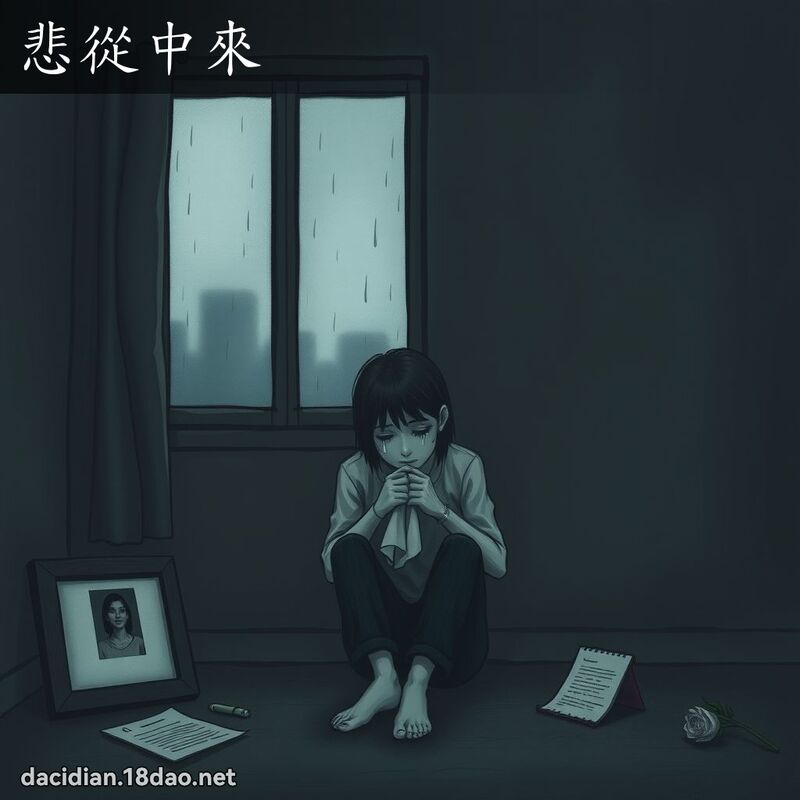 悲從中來 - 國語大辭典配圖