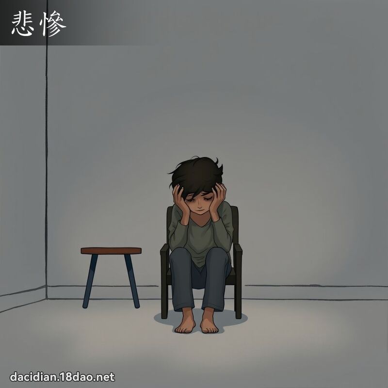 悲惨 - 国语大辞典配图