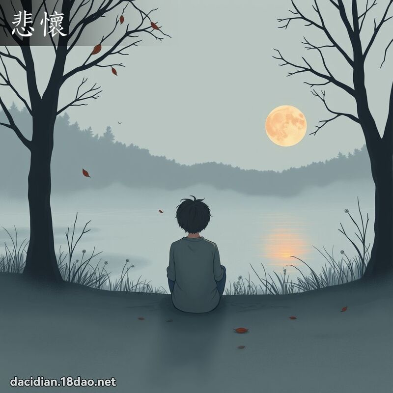 悲懷 - 國語大辭典配圖