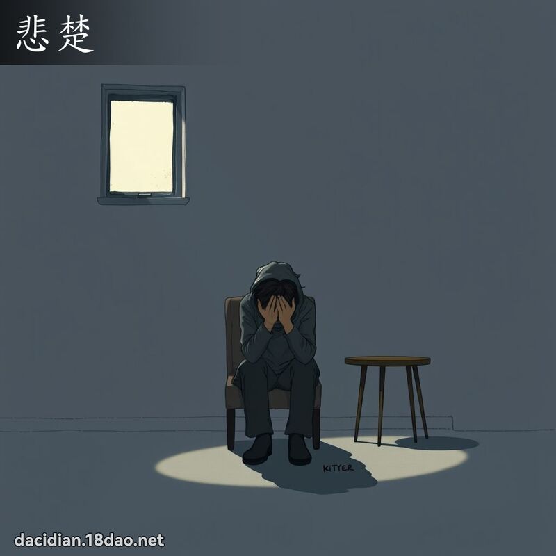 悲楚 - 國語大辭典配圖