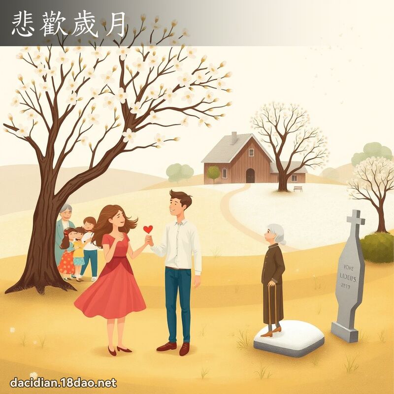 悲歡歲月 - 國語大辭典配圖