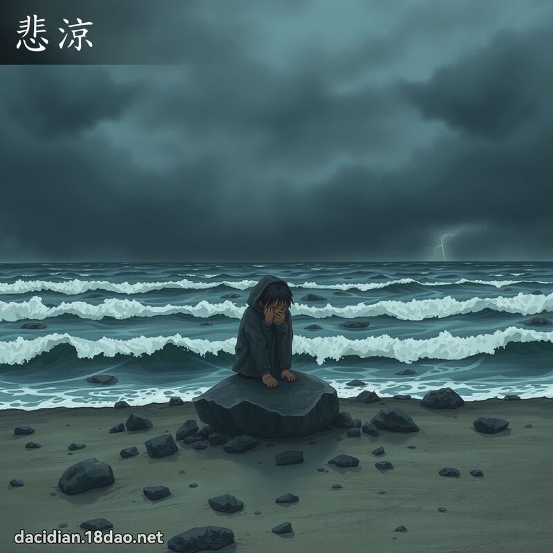 悲涼 - 國語大辭典配圖