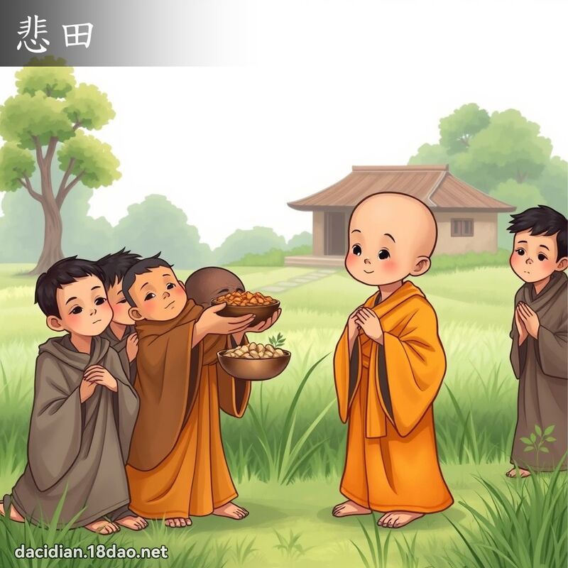 悲田 - 國語大辭典配圖