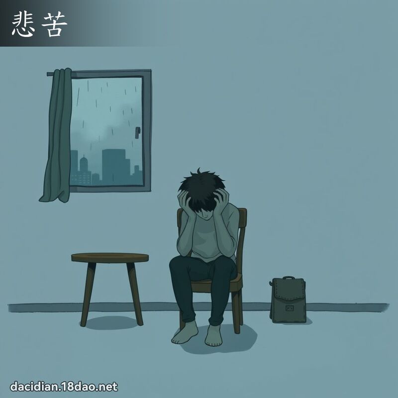 悲苦 - 国语大辞典配图