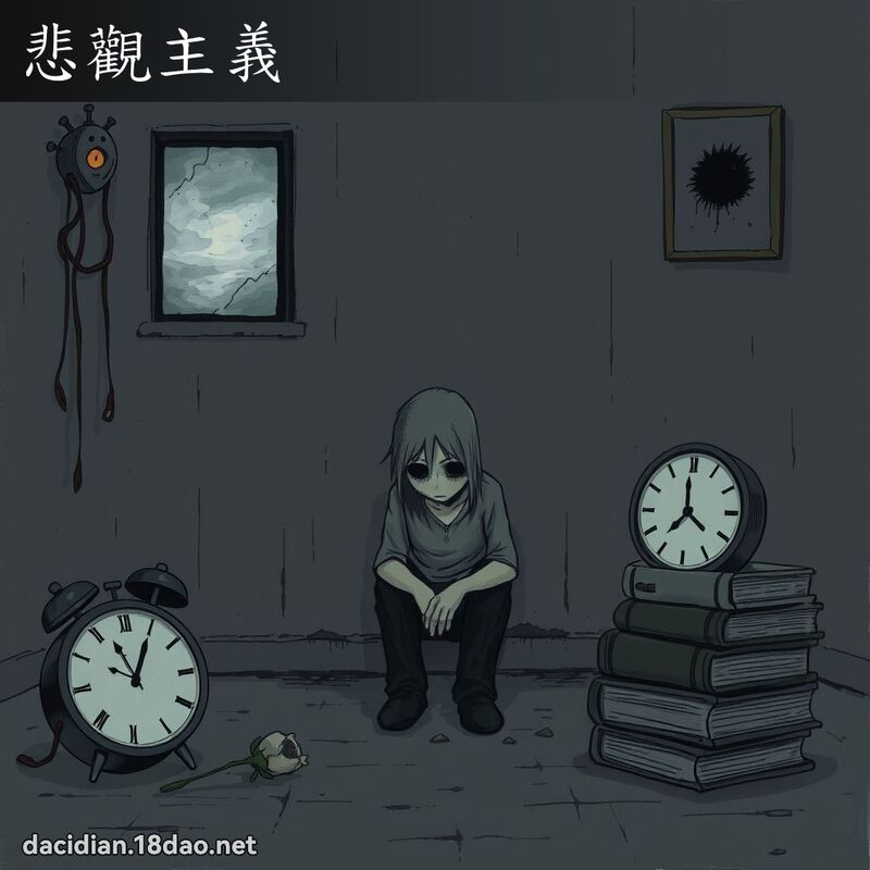 悲觀主義 - 國語大辭典配圖