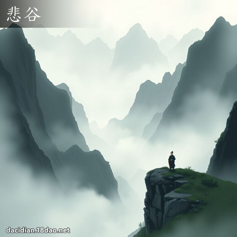 悲谷 - 国语大辞典配图