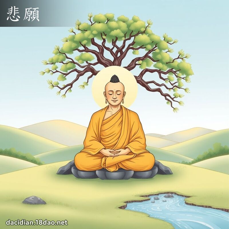 悲愿 - 国语大辞典配图