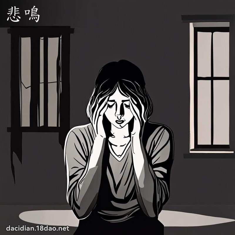 悲鸣 - 国语大辞典配图