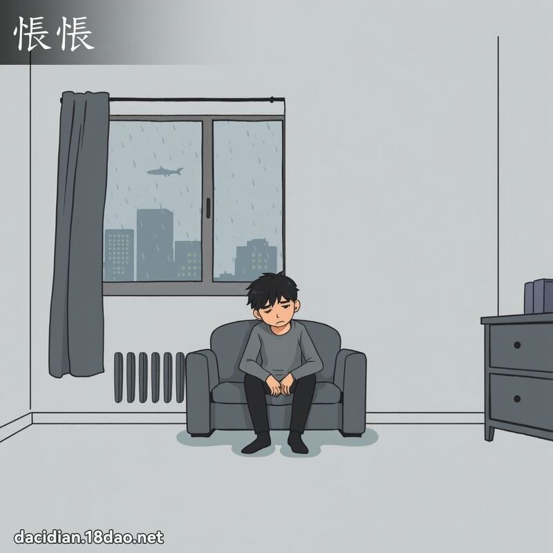 悵悵 - 國語大辭典配圖