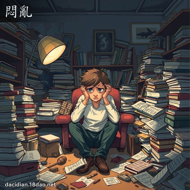 悶亂 - 國語大辭典配圖