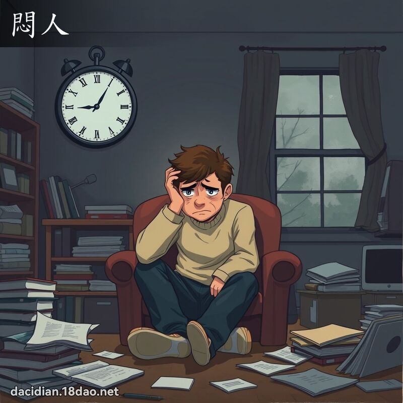 闷人 - 国语大辞典配图
