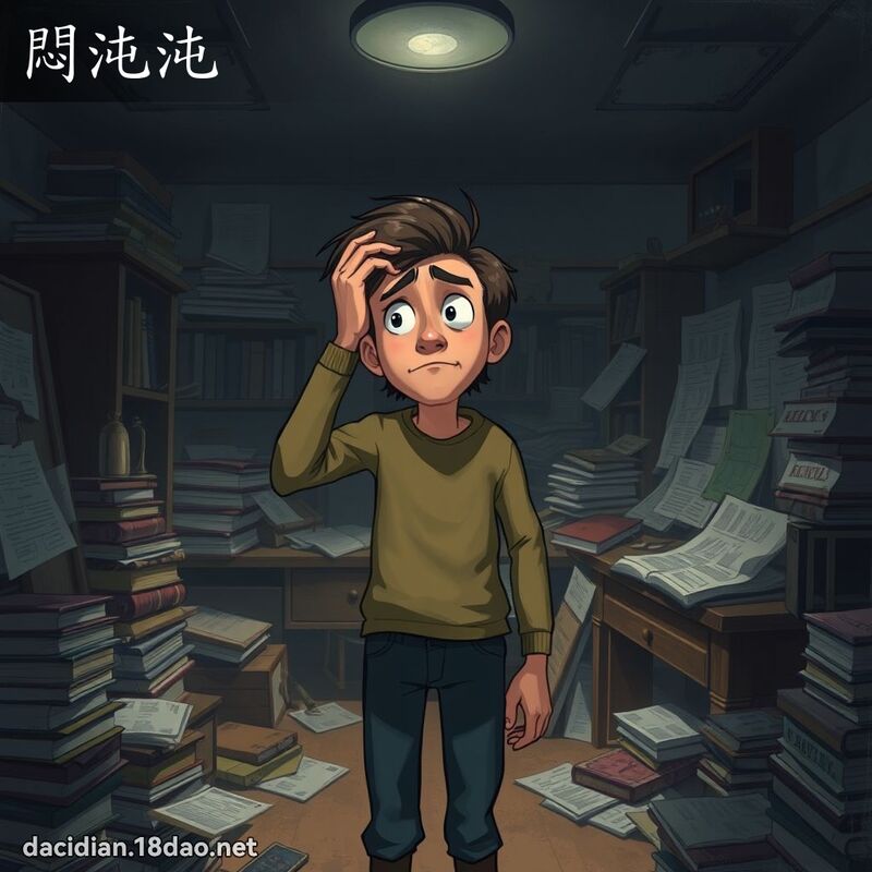 闷沌沌 - 国语大辞典配图