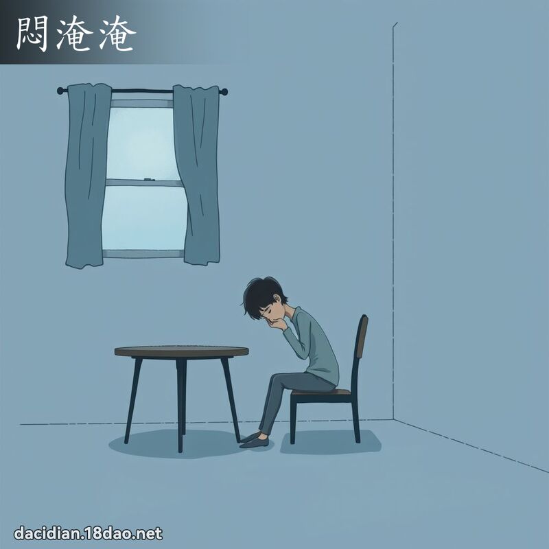 闷淹淹 - 国语大辞典配图