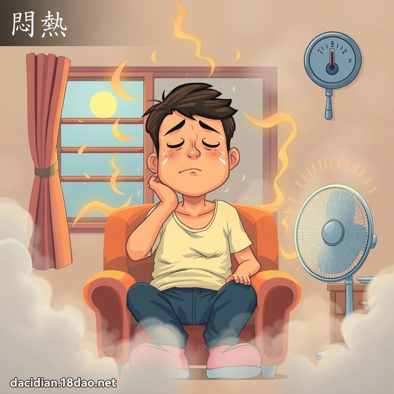 闷热 - 国语大辞典配图
