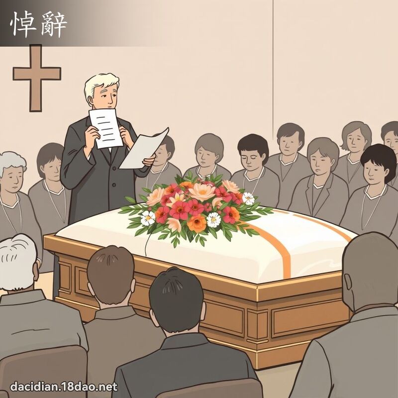 悼辭 - 國語大辭典配圖