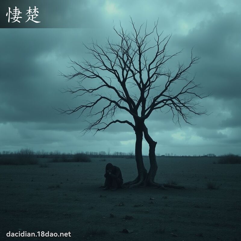 悽楚 - 國語大辭典配圖