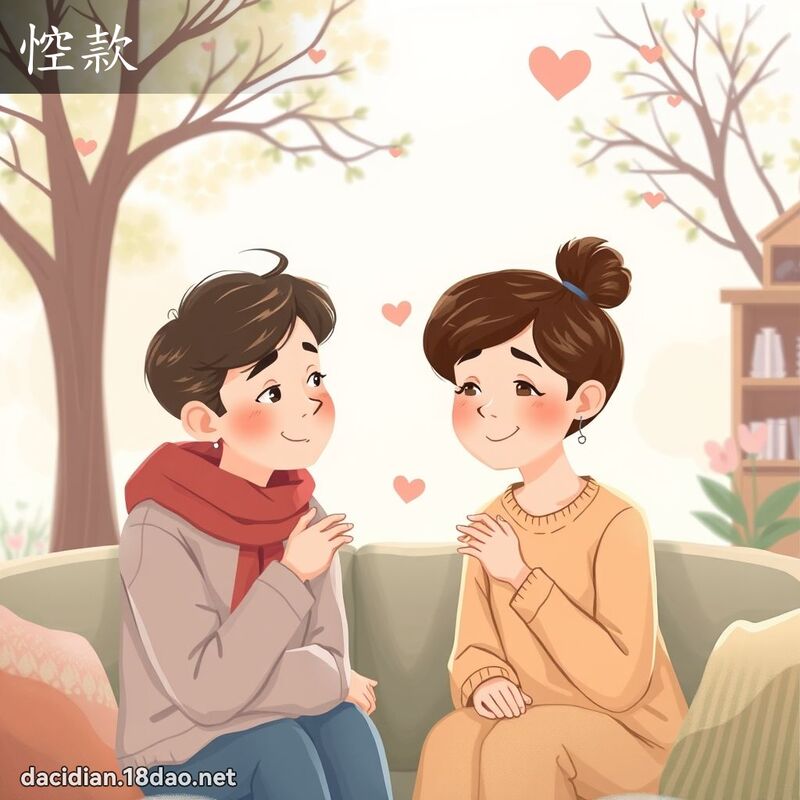 悾款 - 国语大辞典配图
