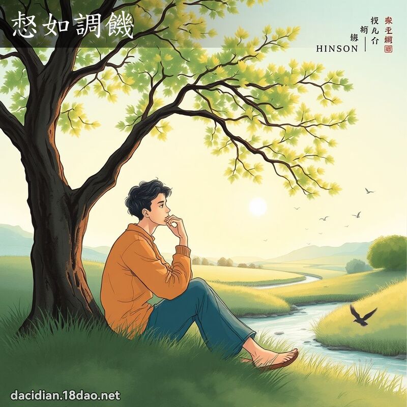 惄如調饑 - 國語大辭典配圖