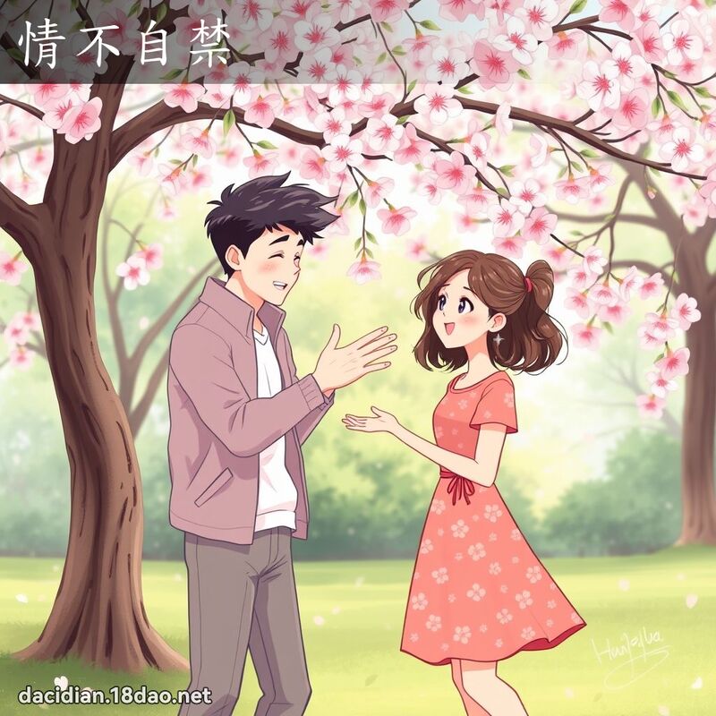 情不自禁 - 国语大辞典配图
