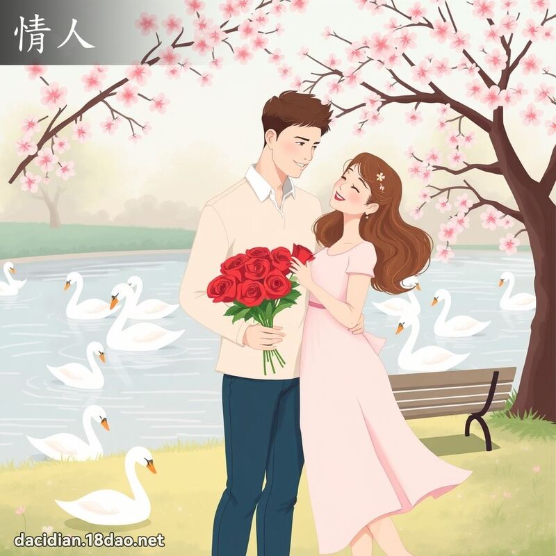 情人 - 国语大辞典配图