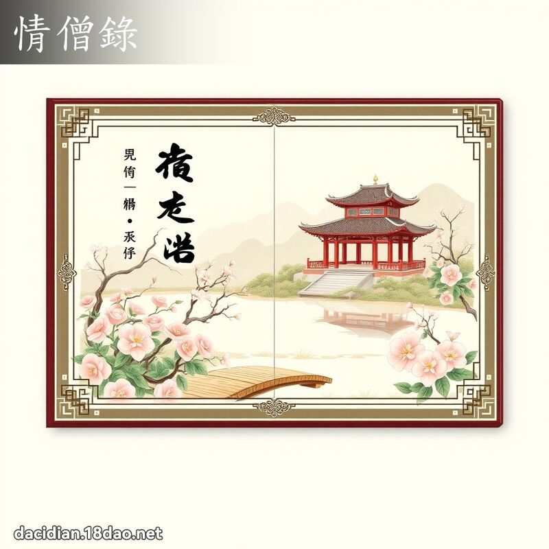 情僧錄 - 國語大辭典配圖