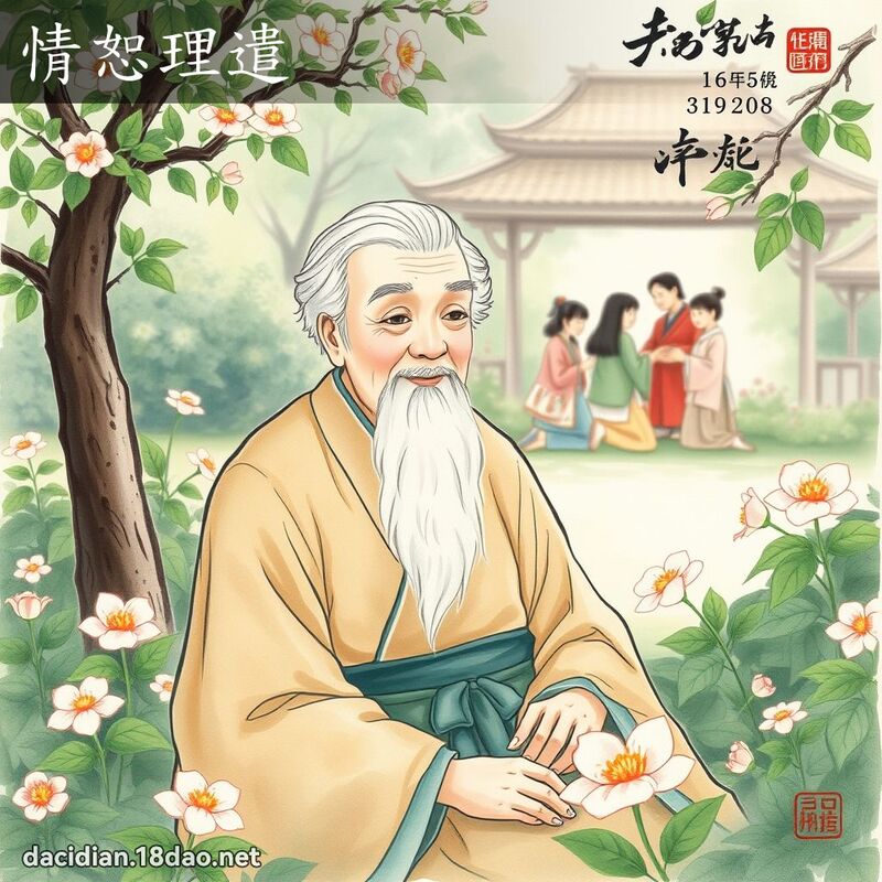 情恕理遣 - 國語大辭典配圖