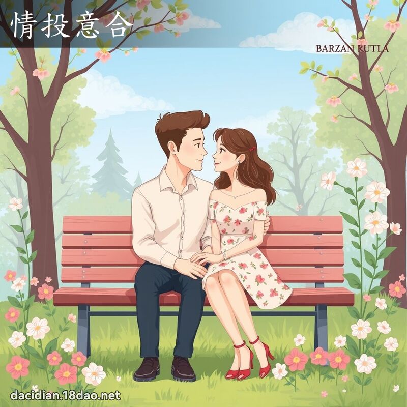 情投意合 - 國語大辭典配圖