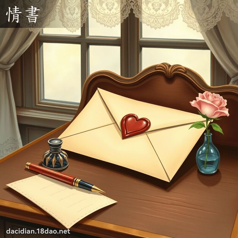 情書 - 國語大辭典配圖