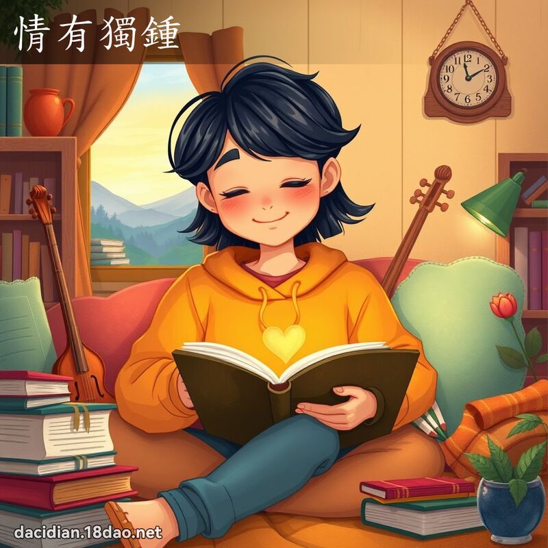 情有独鍾 - 国语大辞典配图