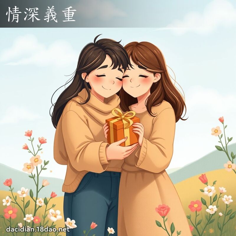 情深义重 - 国语大辞典配图