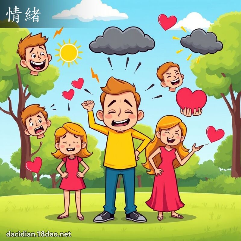 情绪 - 国语大辞典配图