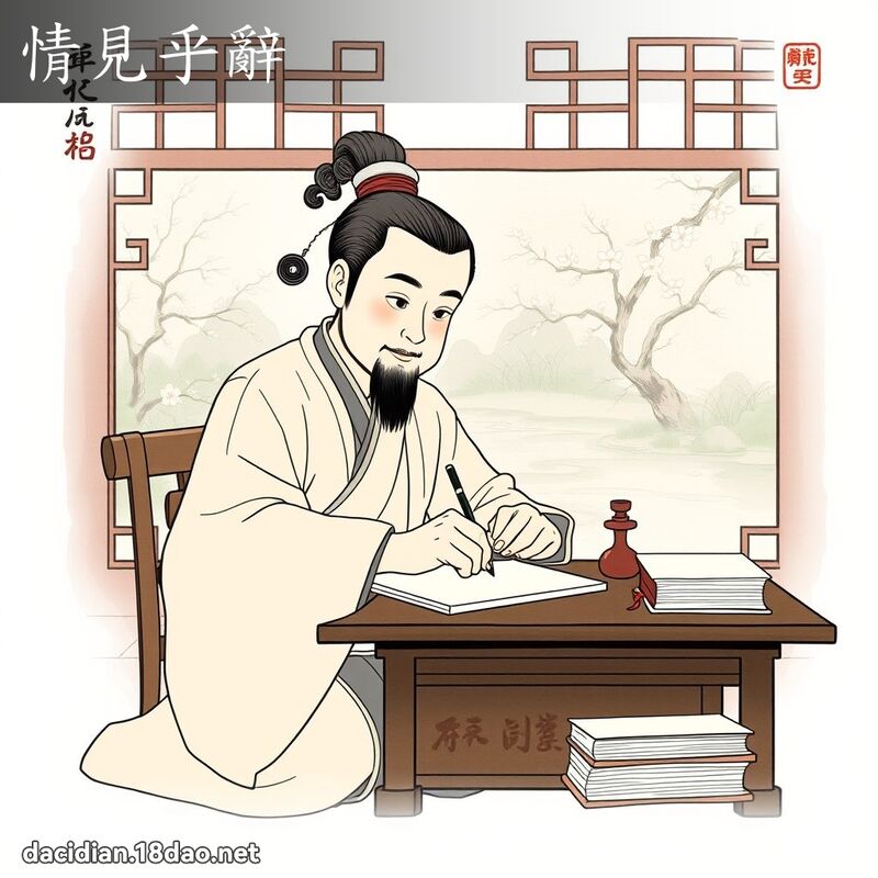 情見乎辭 - 國語大辭典配圖