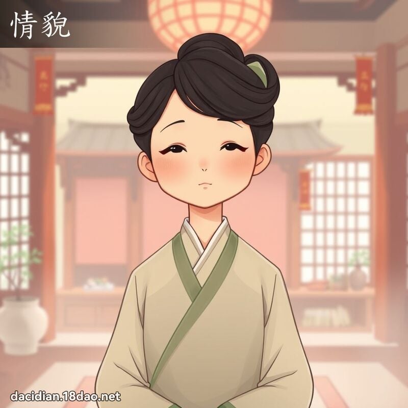 情貌 - 国语大辞典配图