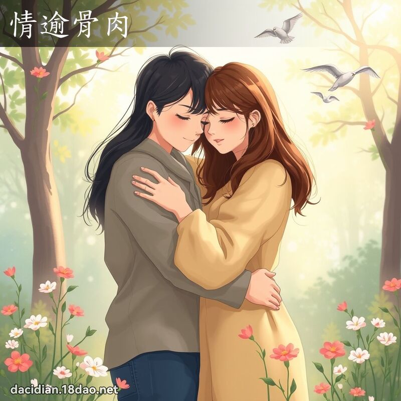 情逾骨肉 - 國語大辭典配圖