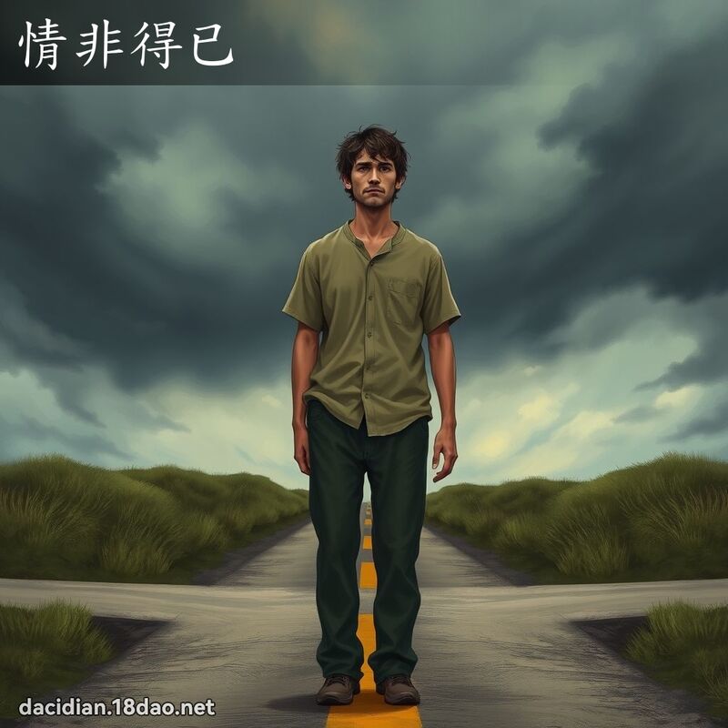 情非得已 - 國語大辭典配圖
