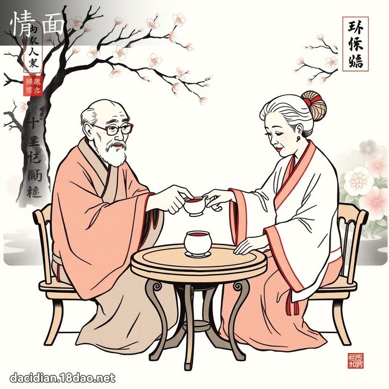 情面 - 國語大辭典配圖