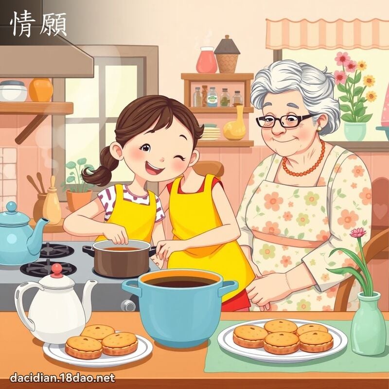 情愿 - 国语大辞典配图
