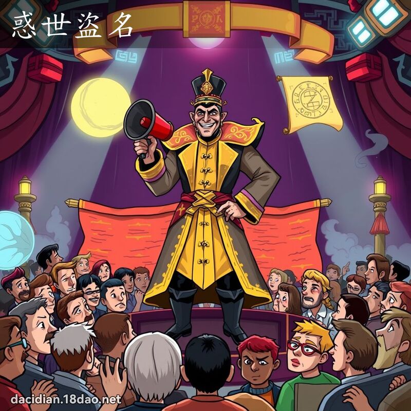 惑世盗名 - 国语大辞典配图