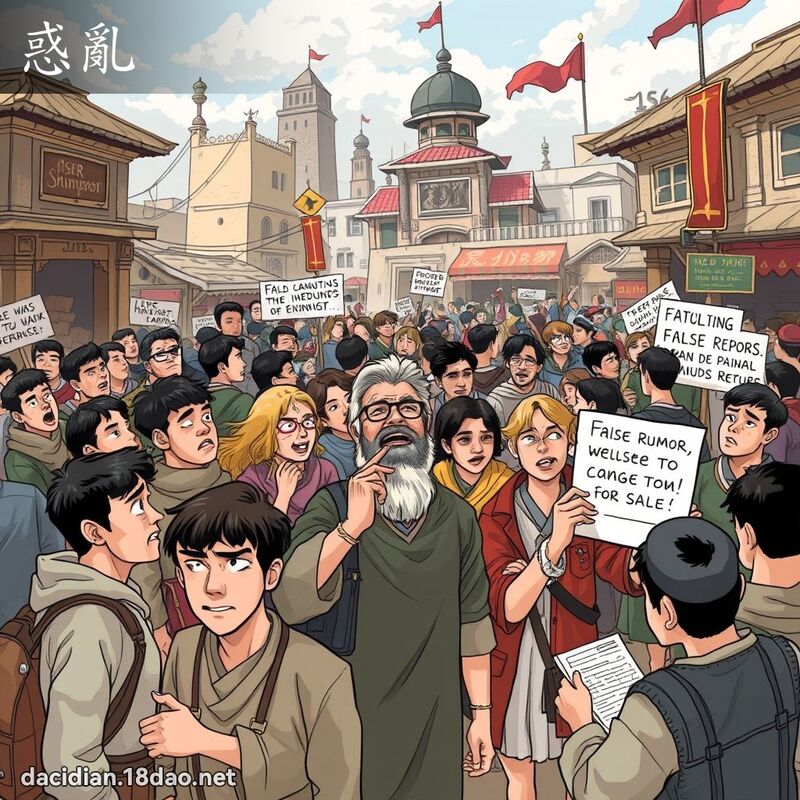 惑亂 - 國語大辭典配圖