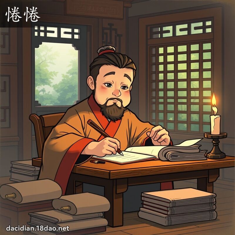 惓惓 - 國語大辭典配圖