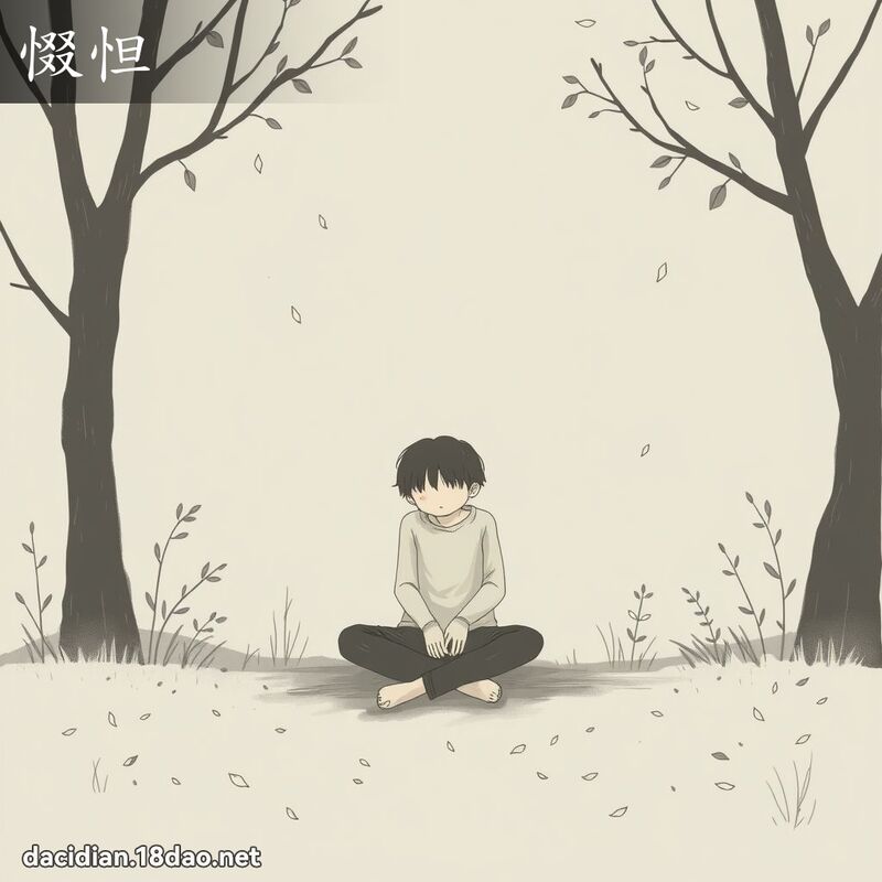 惙怛 - 国语大辞典配图