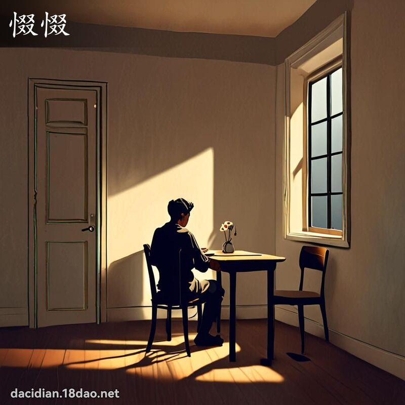 惙惙 - 国语大辞典配图