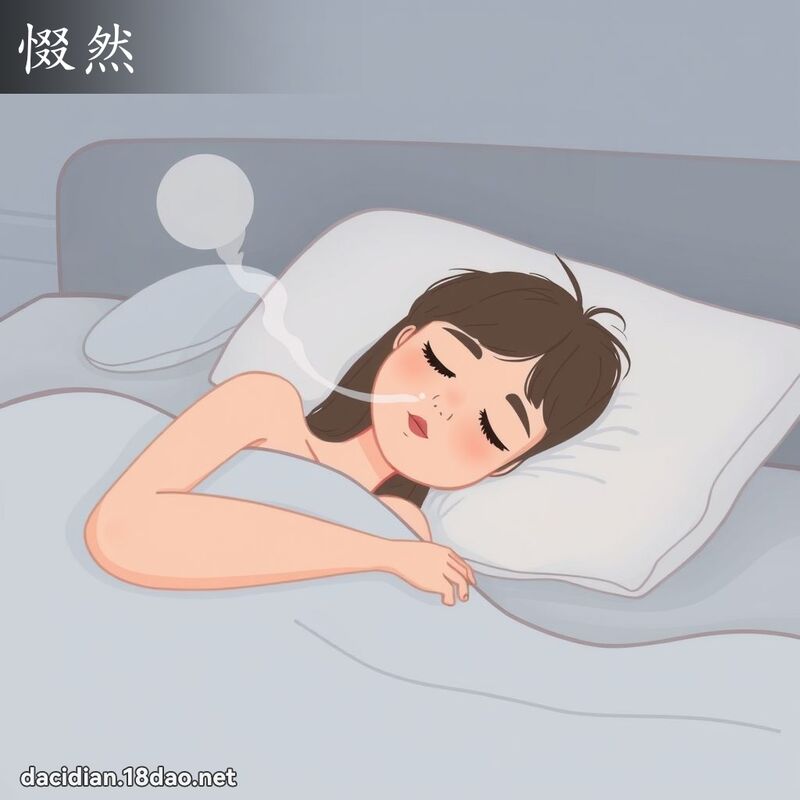 惙然 - 國語大辭典配圖