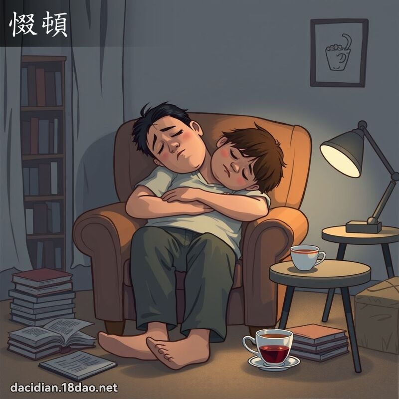 惙頓 - 國語大辭典配圖