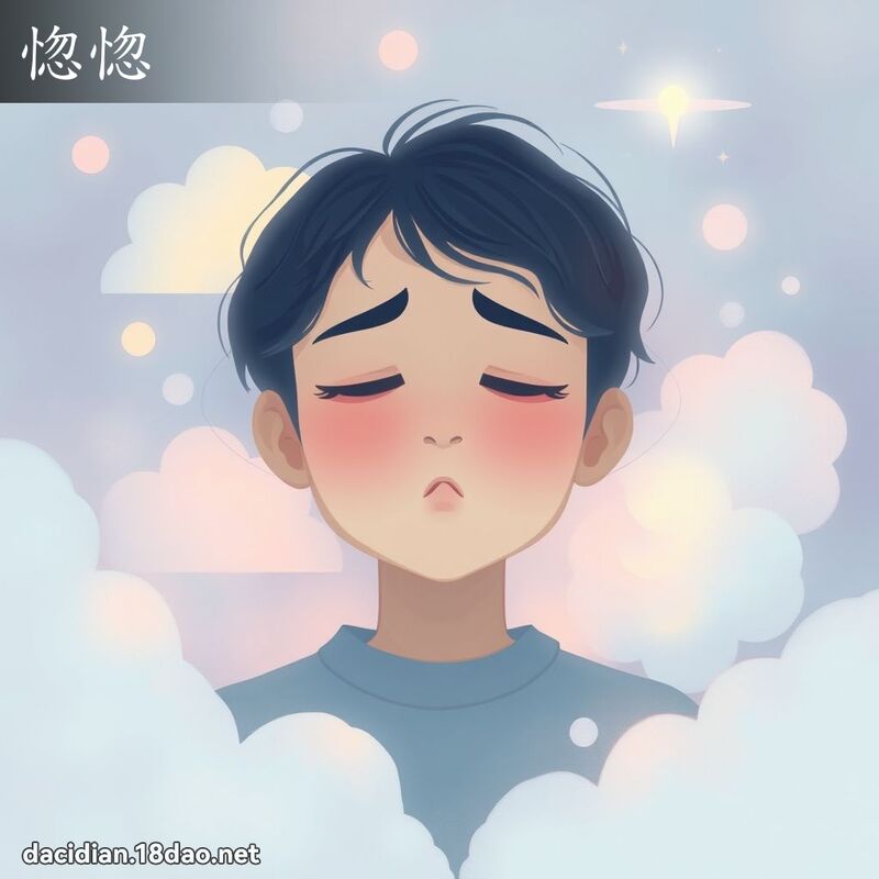 惚惚 - 国语大辞典配图