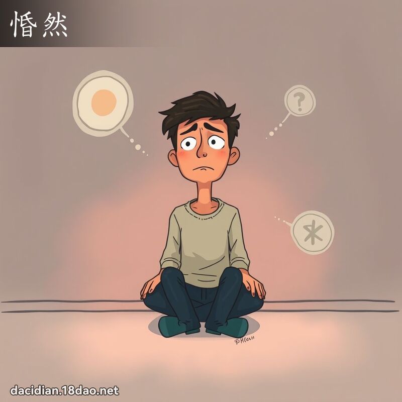 惛然 - 国语大辞典配图