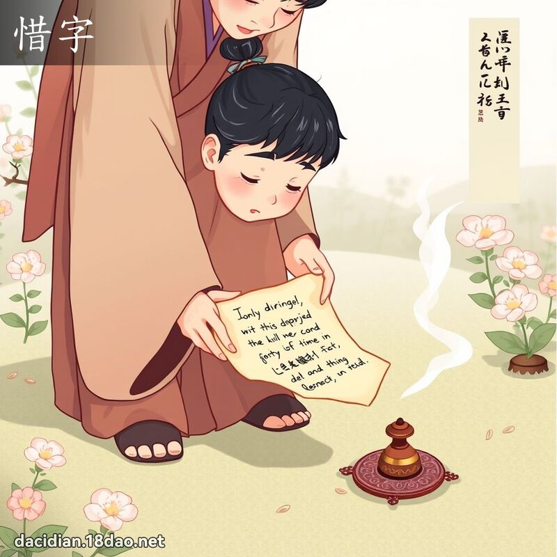 惜字 - 國語大辭典配圖