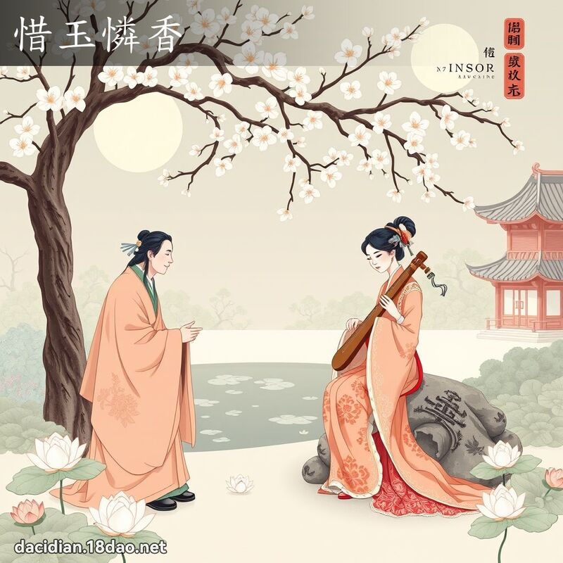 惜玉憐香 - 國語大辭典配圖